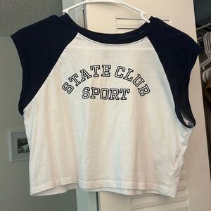 sporty crop top